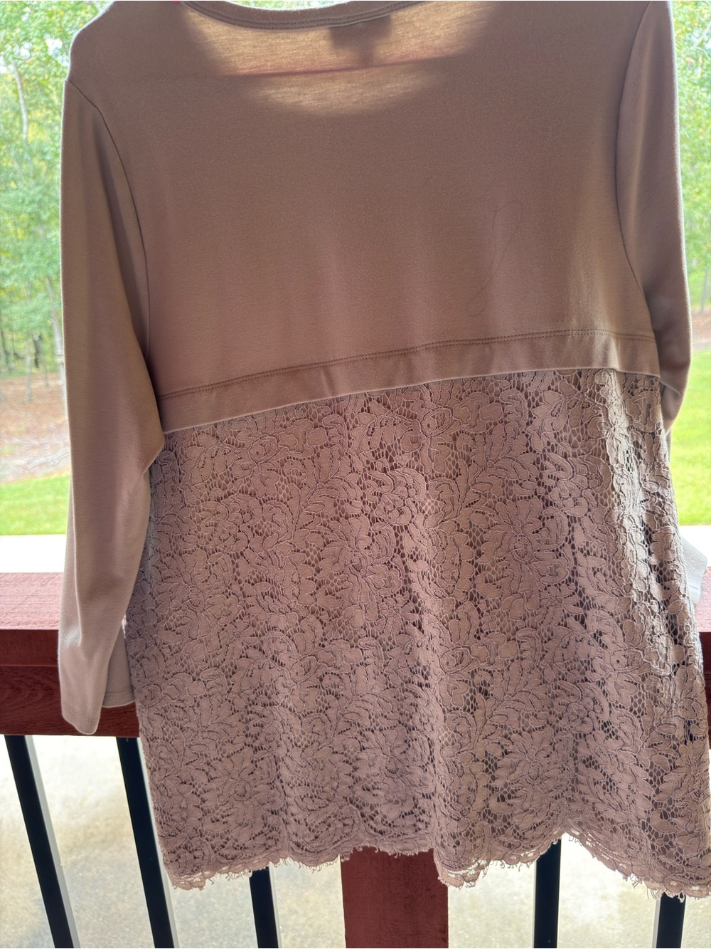 Women’s Lace-Trim Tunic top